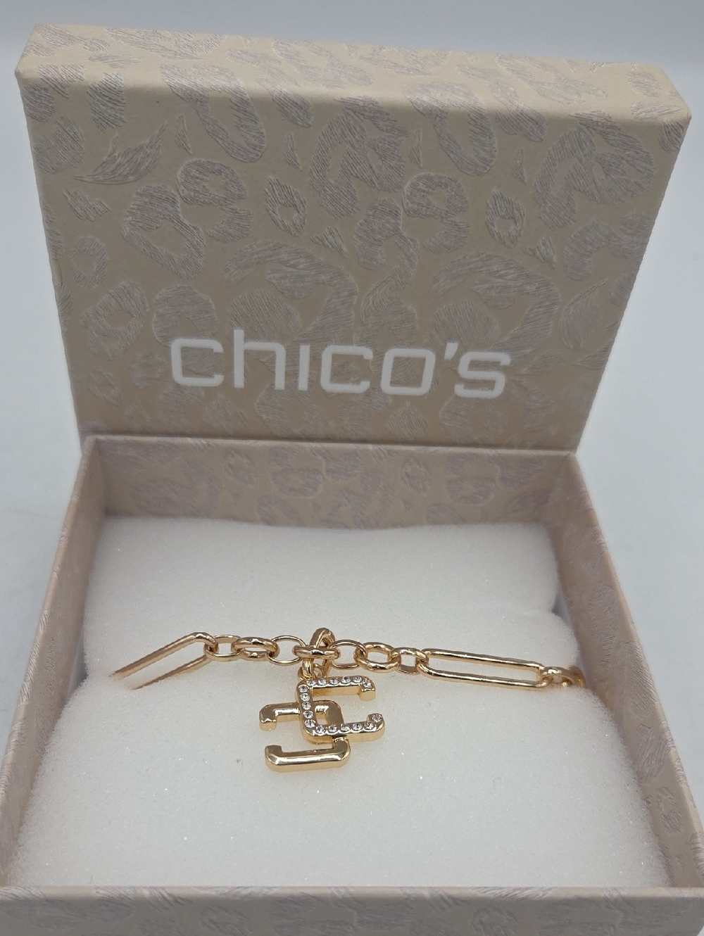 Chico's Gold-Tone Charm Bracelet